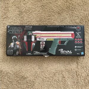 NEW *Retired Nerf Rival Star Wars Apollo XV-700 Blaster Face Mask Boba Fett